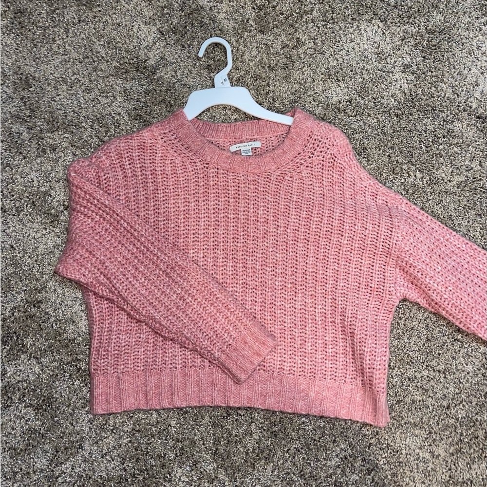 American Eagle pink sweater